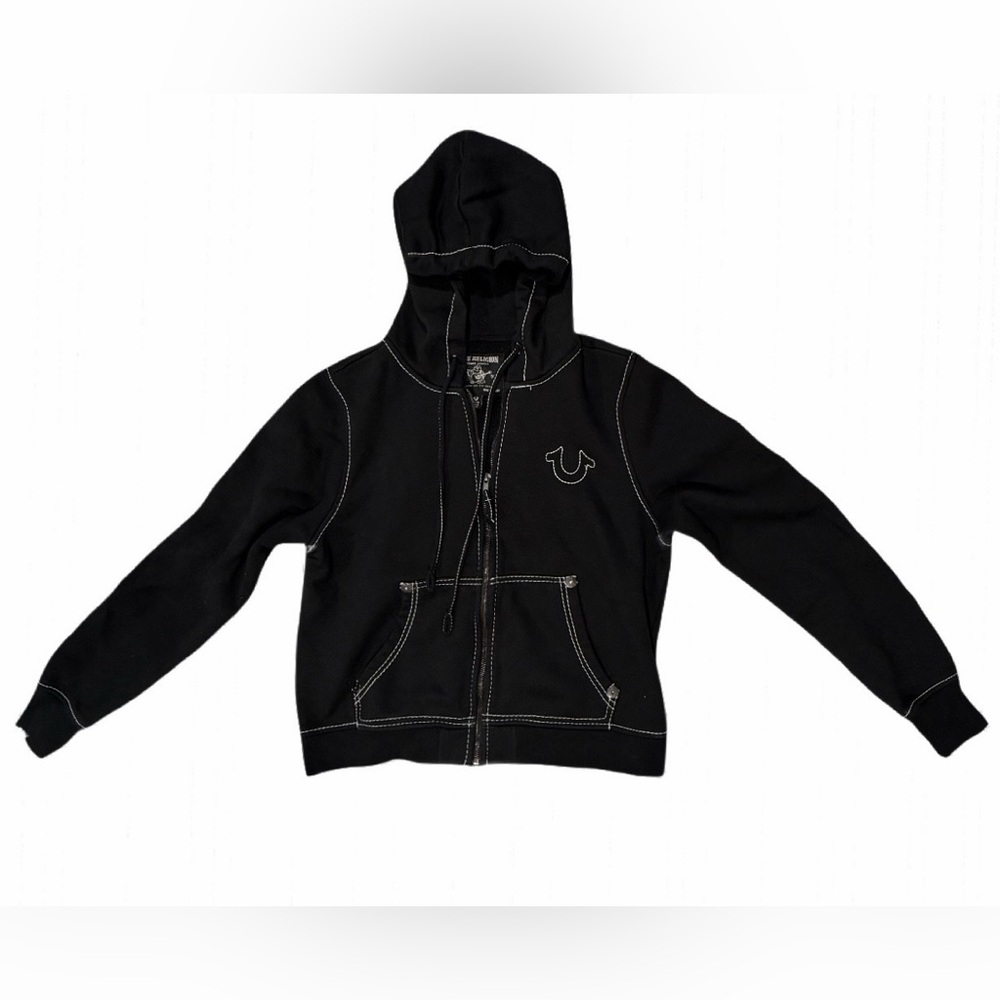 True Religion Big T Classic Zip Hoodie - Kids XL